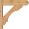 Ekena Millwork Olympic Smooth Craftsman Outlooker, Western Red Cedar, 5 1/2"W x 20"D x 20"H OUT06X20X20OLY04SWR - alternate 2